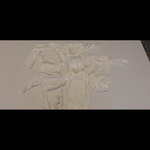 5 new long sleeve onesies